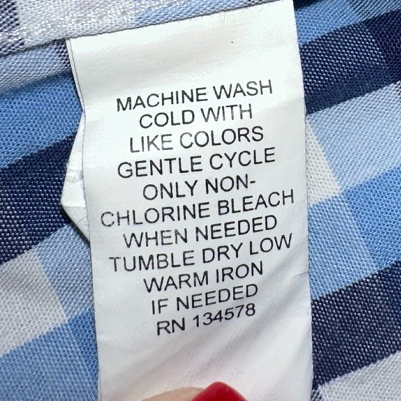 Vineyard Vines Slim Fit Whale Shirt Style# 1W6019 100% Cotton Plaid Size XS - Picture 5 of 6